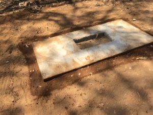 Termite trial trench treatment