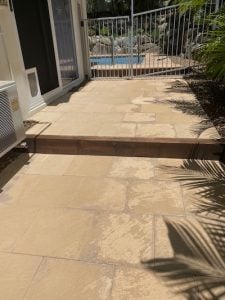 Steps like these create natural obstacles for ground-dwelling spiders to track along