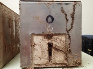 Weepa trial unit with unprotected weep hole