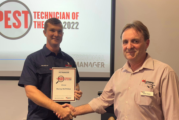 Murray McPhillips - Pest Technician of the Year 2023