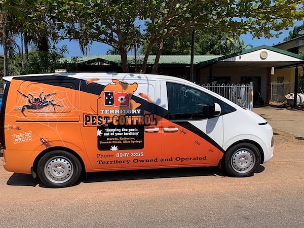 Territory Pest Control van