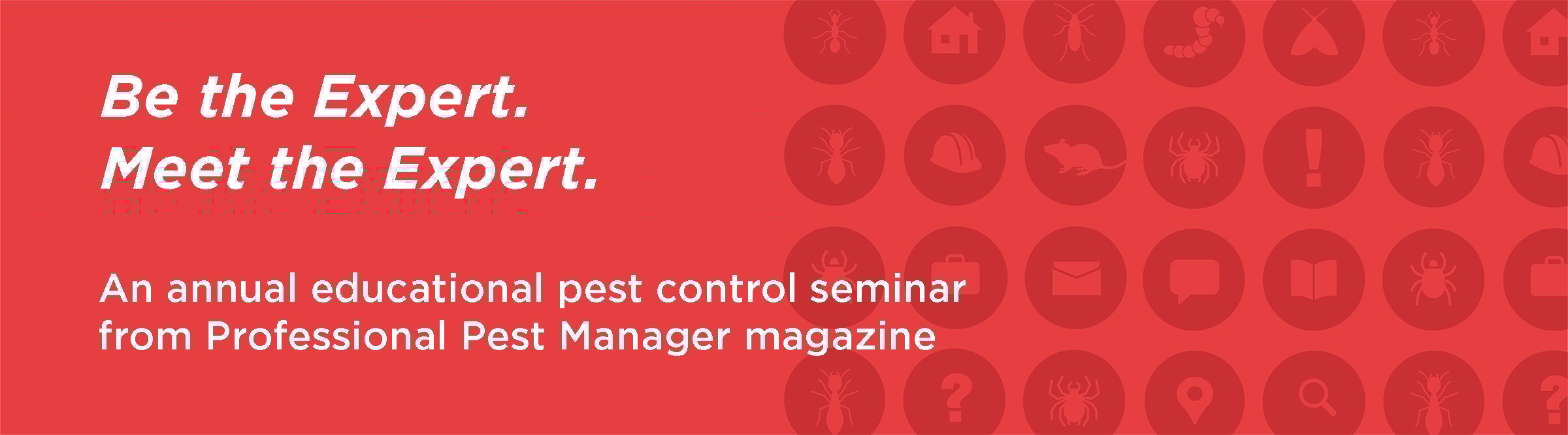 Pest Control Seminar Banner