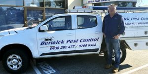 Darrin Pierce of Berwick Pest Control, Victoria