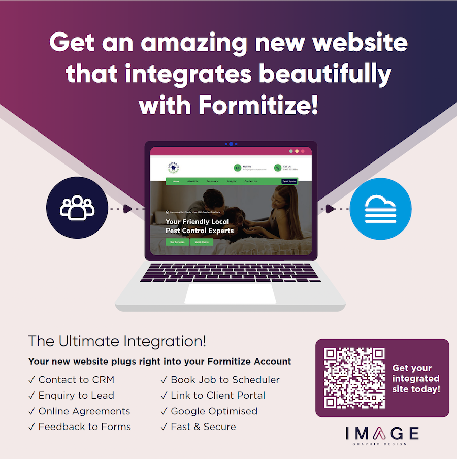 Formitize website integration ad