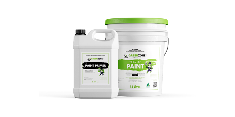 Greenzone termite paint and primer wide