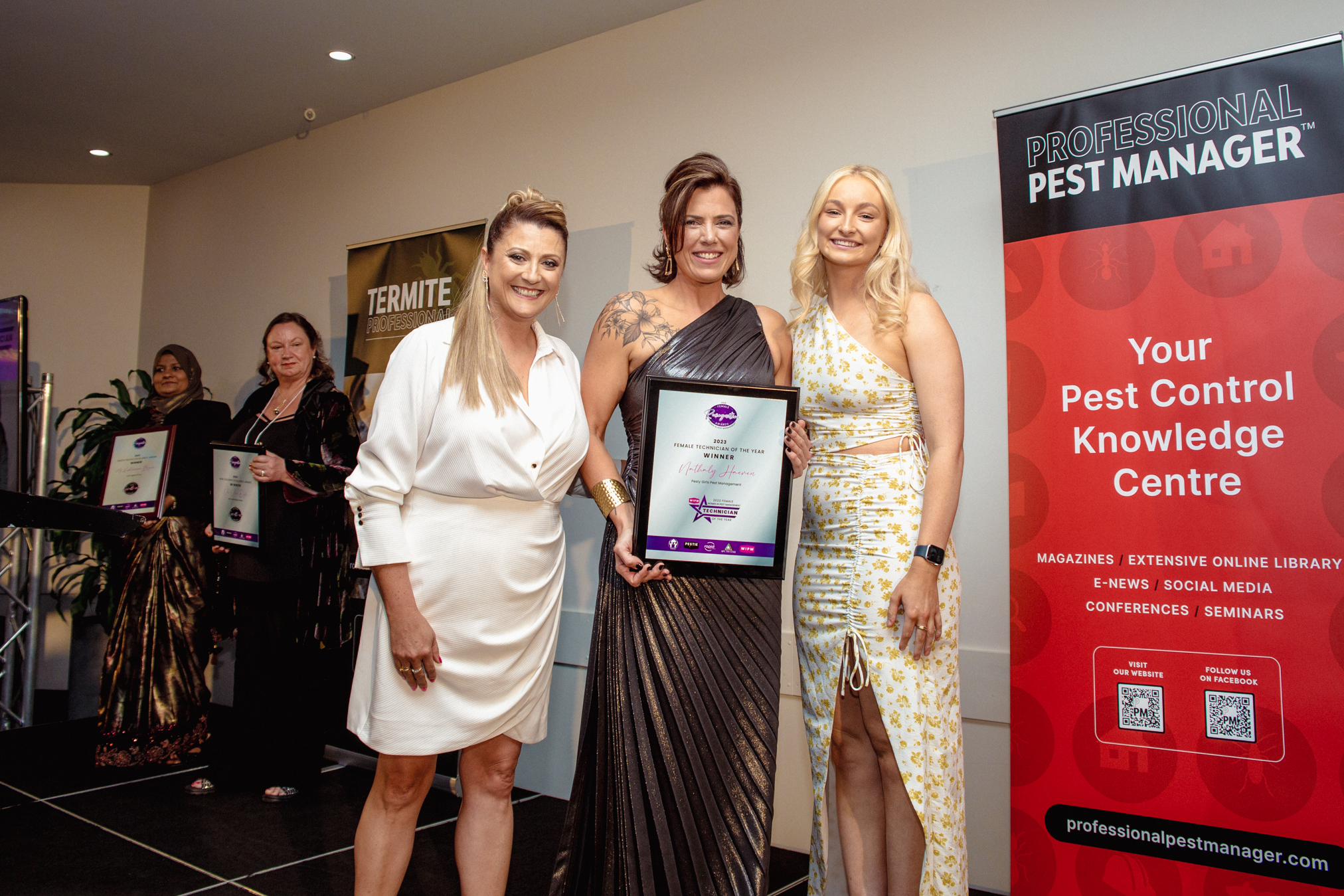 awards evening, women in pest management