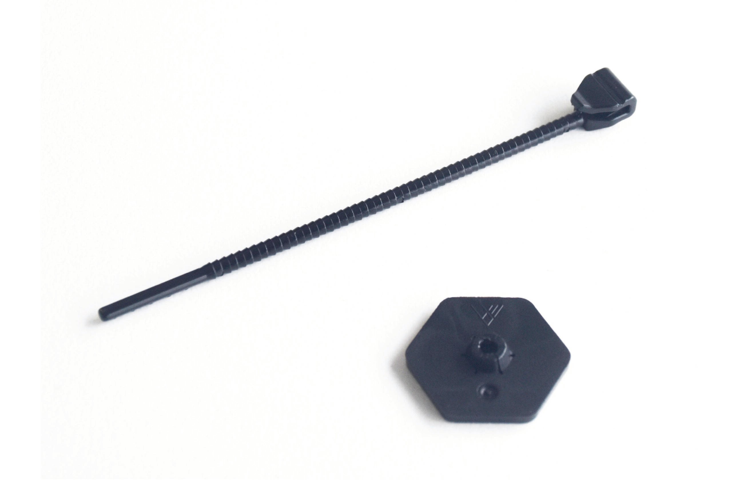 Black nylon fastener