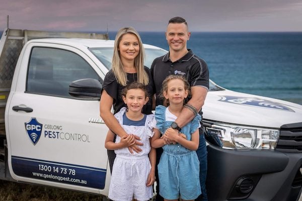 Matea and Shaun Preston, Geelong Pest Control, VIC