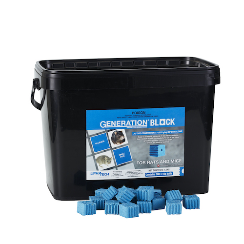 Generation Block rodent bait from Liphatech
