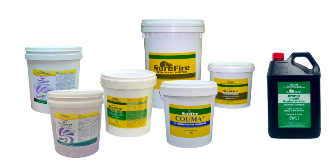 PCT rodent control products