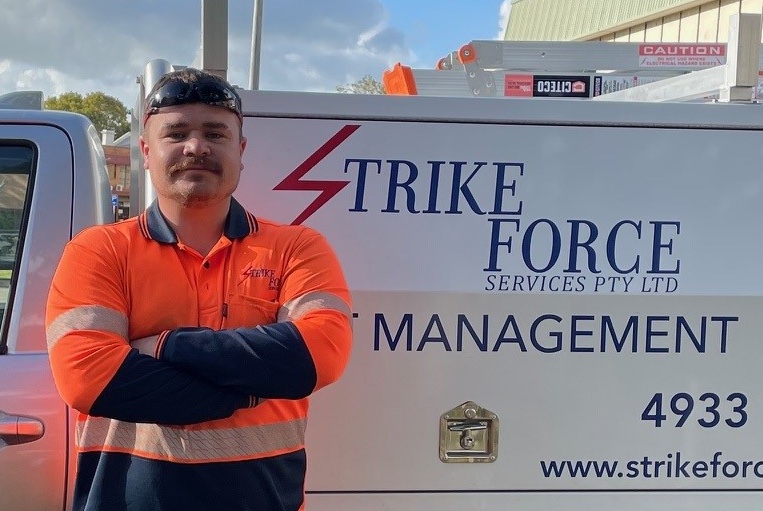 Chris Love, operations manager at Strike Force Services