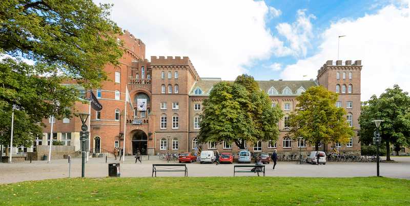 Historic old building in AF Borgen, Sweden