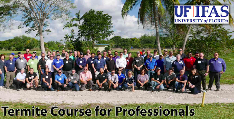 Attendees from the IFAS termite course
