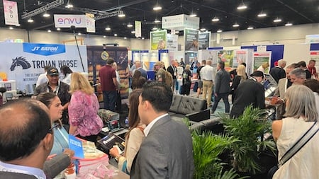 The busy exhibition hall at Pestworld 2025