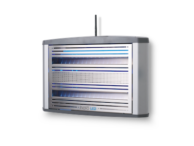 Electronic fly unit with blue lights 