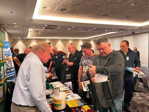 People looking at a trade exhibition at Pestech 2026, Sydney
